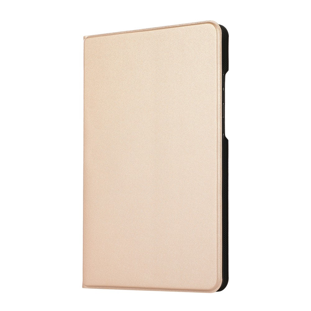 PU Leather Protector Full-Protection Case with Stand for Lenovo Tab M8 (2nd Gen) FHD - Gold