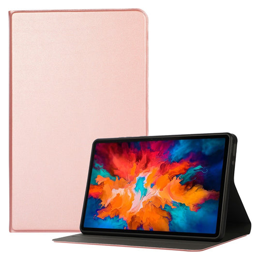 PU Leather Protector Full-Protection Case with Stand for Lenovo Tab M8 (2nd Gen) FHD - Rose Gold