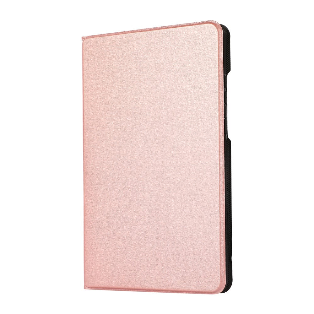 PU Leather Protector Full-Protection Case with Stand for Lenovo Tab M8 (2nd Gen) FHD - Rose Gold