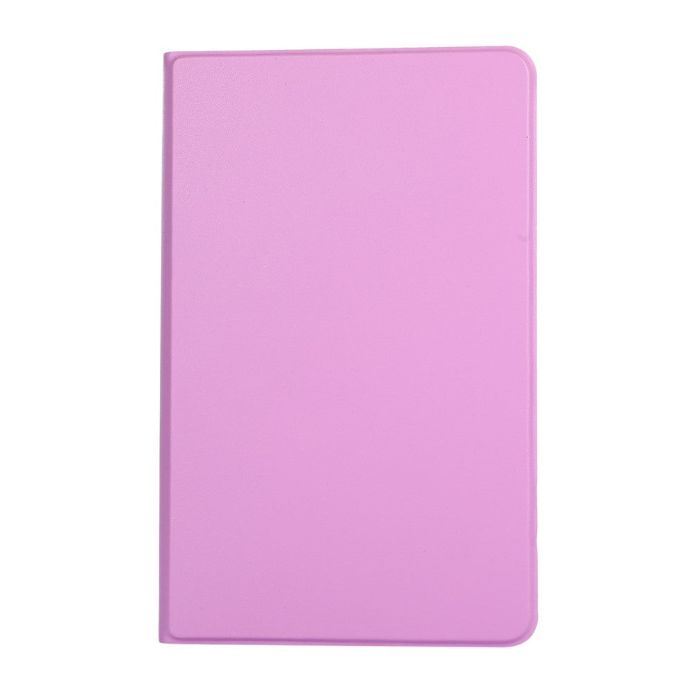 PU Leather Protector Full-Protection Case with Stand for Lenovo Tab M8 (2nd Gen) FHD - Purple