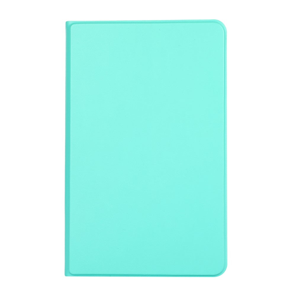 PU Leather Protector Full-Protection Case with Stand for Lenovo Tab M8 (2nd Gen) FHD - Cyan