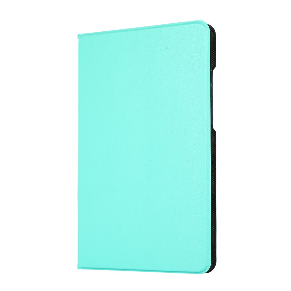 PU Leather Protector Full-Protection Case with Stand for Lenovo Tab M8 (2nd Gen) FHD - Cyan