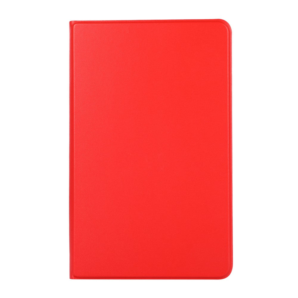 PU Leather Protector Full-Protection Case with Stand for Lenovo Tab M8 (2nd Gen) FHD - Red