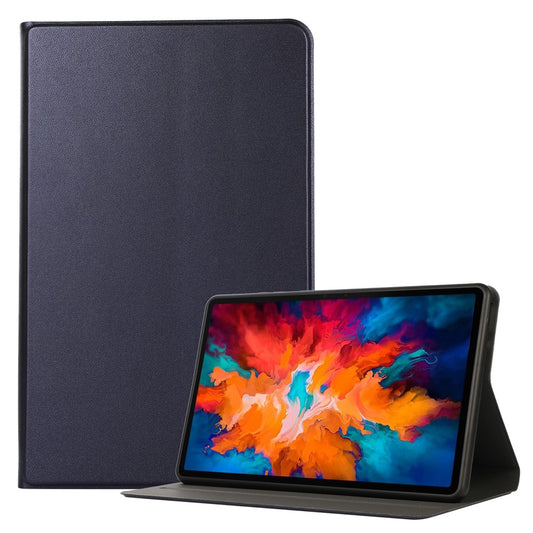 PU Leather Protector Full-Protection Case with Stand for Lenovo Tab M8 (2nd Gen) FHD - Dark Blue