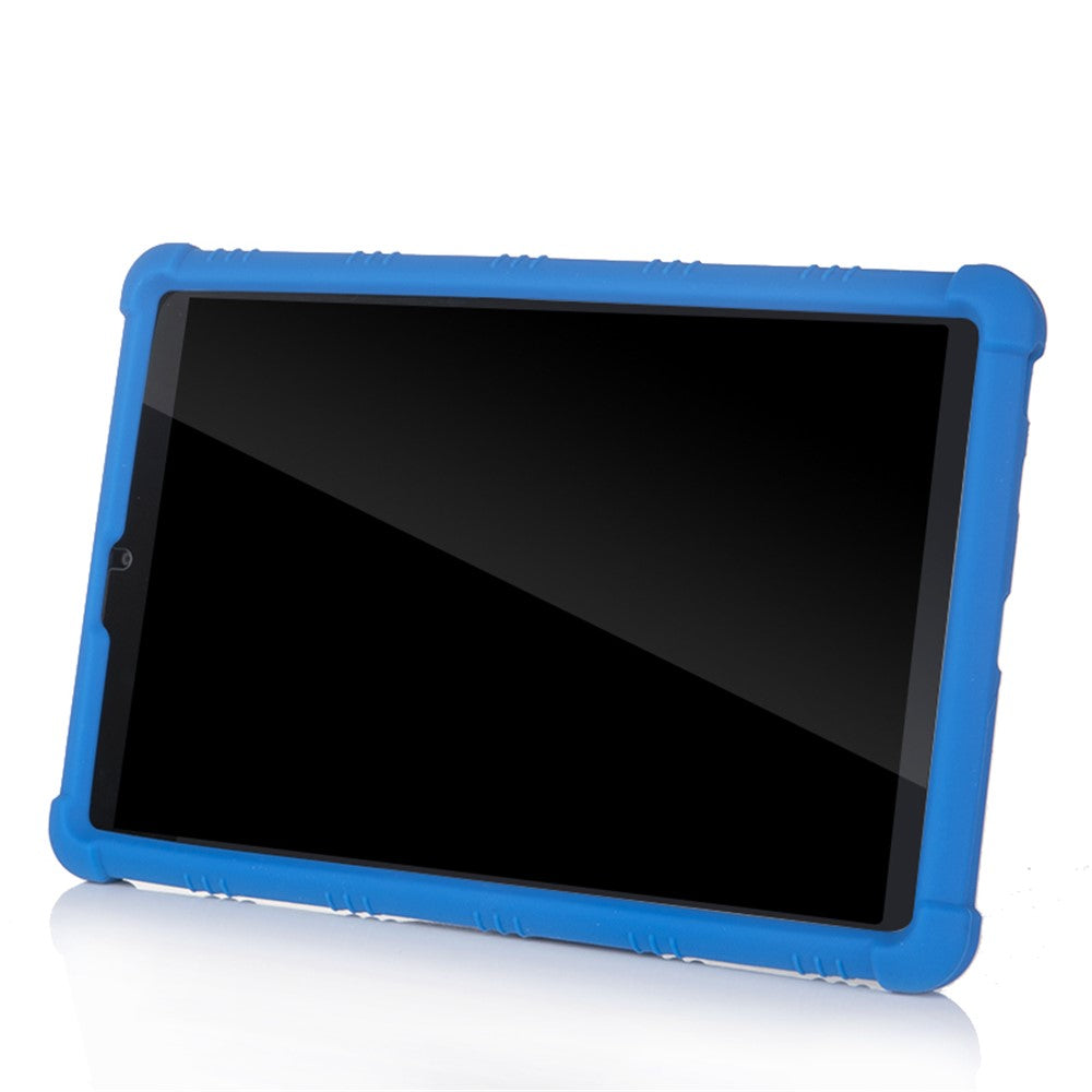 Slide-Out Kickstand Design Soft Silicone Tablet Cover Case for Lenovo Tab M8 8705/8505 - Blue