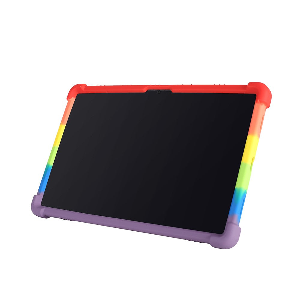 Slide-Out Kickstand Design Multi-Color Silicone Tablet Cover Case for Lenovo Tab P11 / P11 5G 11 inch TB-J606F / J606X - Multi-color