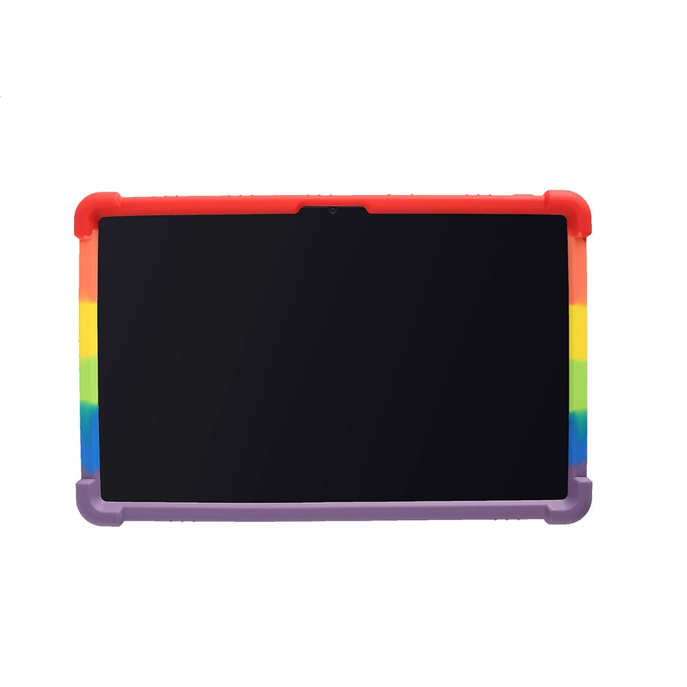 Slide-Out Kickstand Design Multi-Color Silicone Tablet Cover Case for Lenovo Tab P11 / P11 5G 11 inch TB-J606F / J606X - Multi-color