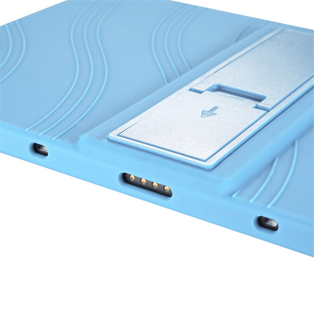 Shockproof Case for Lenovo Tab P11 Pro (2021) Silicone Tablet Cover with Kickstand - Baby Blue
