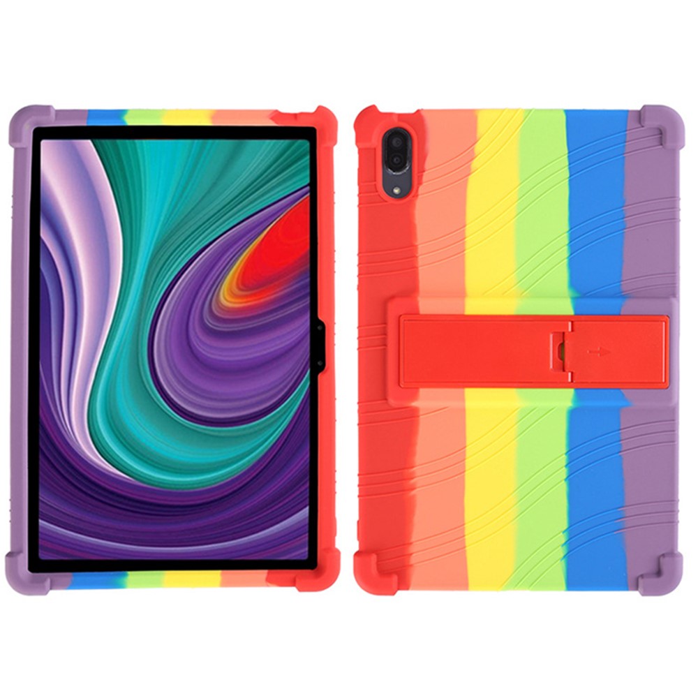 Shockproof Case for Lenovo Tab P11 Pro (2021) Silicone Tablet Cover with Kickstand - Multi-color