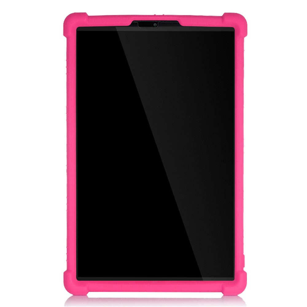 Soft Silicone Tablet Cover Case with Slide-Out Kickstand Design for Lenovo Tab M10 HD Gen 2 TB-X306 - Rose