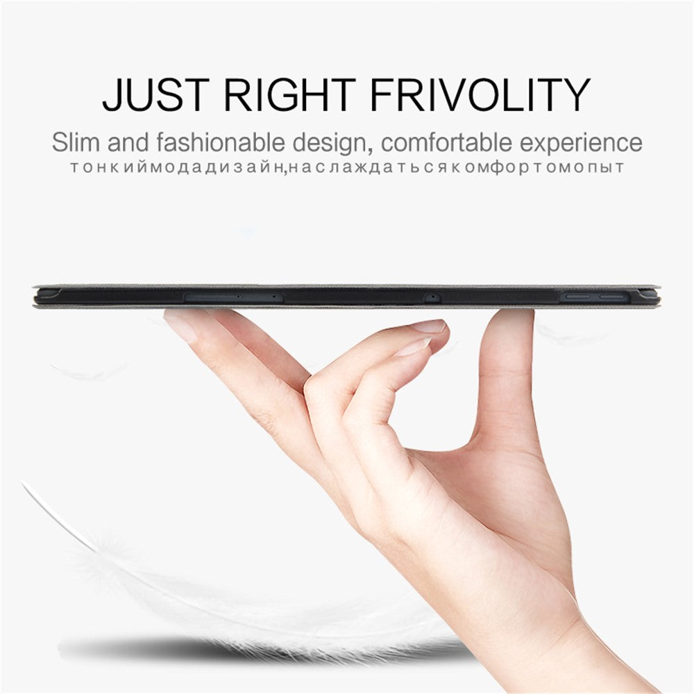 For Lenovo Tab P11 TB-J606F / Tab P11 5G Tablet Protective Case PU Leather + PC Imprint Deer Pattern Stand Cover - Grey