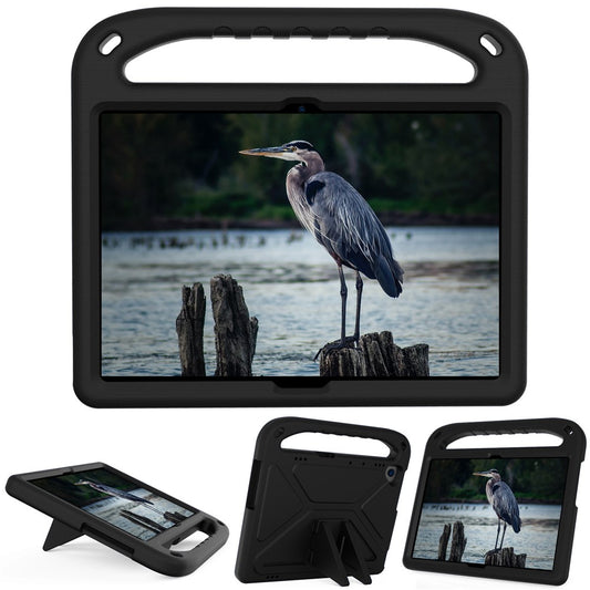 Hand-Hold Grip EVA Tablet Case with Kickstand for Lenovo Tab M10 TB-X505F / TB-X605F / M10 FHD REL TB-X605FC / TB-X605LC / Tab P10 TB-X705F - Black
