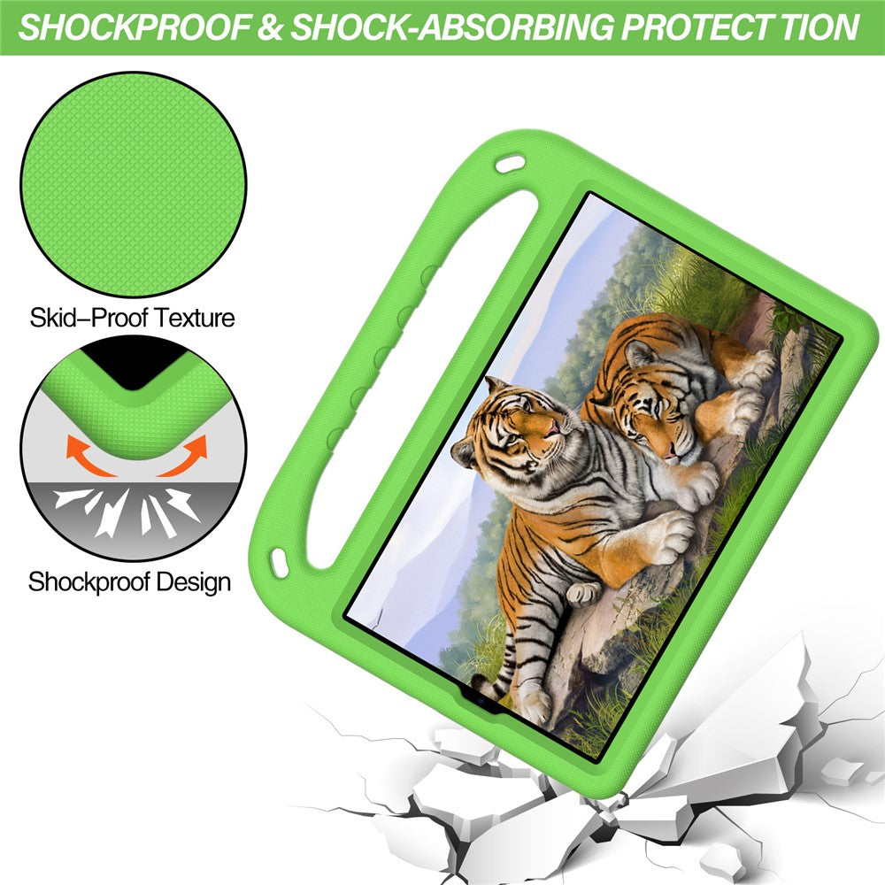 Shockproof Anti-Drop Light-Weight EVA Protective Cover with Kickstand Handle for Lenovo Tab M10 HD Gen 2 / TB-X306F / TB-X306X 10.1 inch - Green