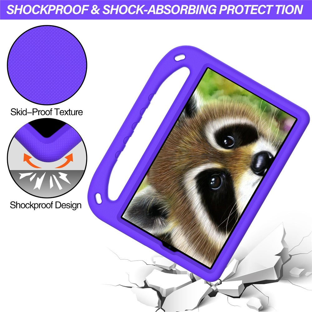 Shockproof Anti-Drop Light-Weight EVA Protective Cover with Kickstand Handle for Lenovo Tab M10 HD Gen 2 / TB-X306F / TB-X306X 10.1 inch - Purple
