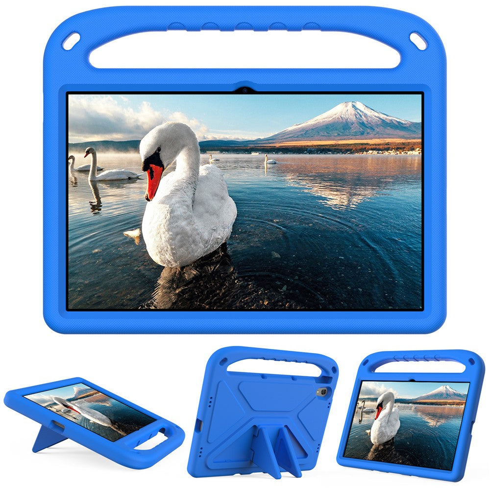 Portable Handle EVA Tablet Protective Case Cover with Kickstand for Lenovo Tab P11 TB-J606F / Tab P11 5G - Blue