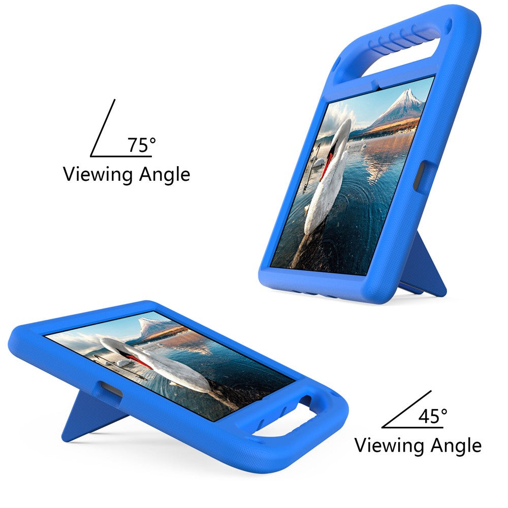 Portable Handle EVA Tablet Protective Case Cover with Kickstand for Lenovo Tab P11 TB-J606F / Tab P11 5G - Blue