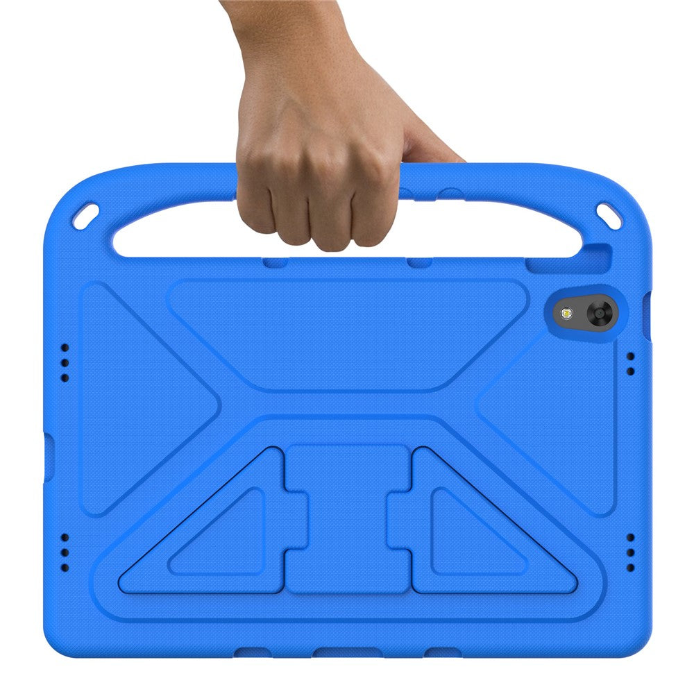 Portable Handle EVA Tablet Protective Case Cover with Kickstand for Lenovo Tab P11 TB-J606F / Tab P11 5G - Blue