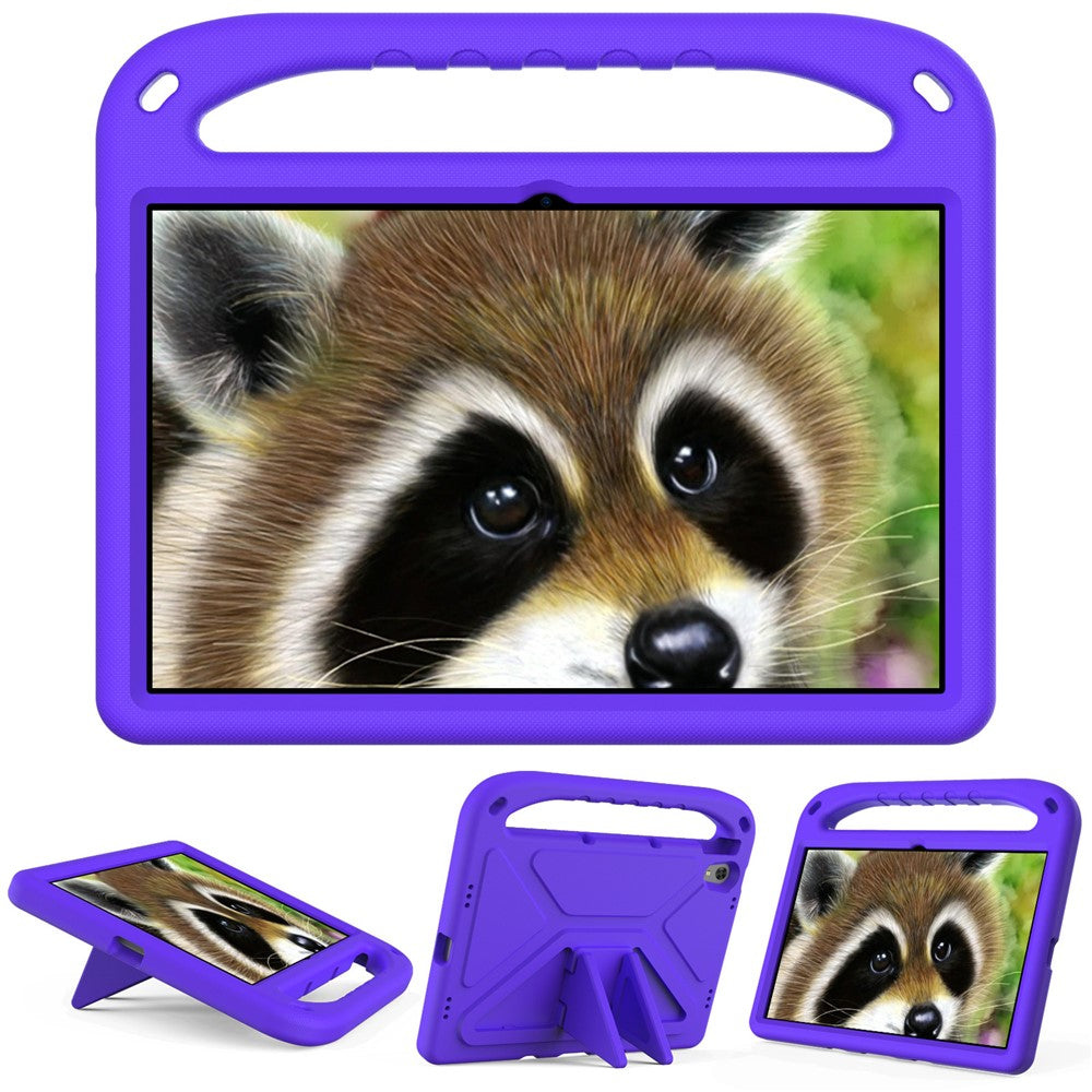 Portable Handle EVA Tablet Protective Case Cover with Kickstand for Lenovo Tab P11 TB-J606F / Tab P11 5G - Purple