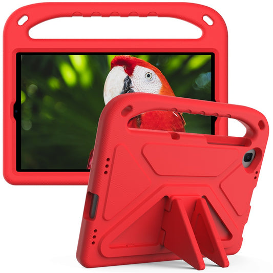Hand-Hold Grip EVA Tablet Case with Foldable Dual Angle Kickstand for Lenovo Tab M10 HD Gen 2/Tab M10 Plus TB-X606 - Red