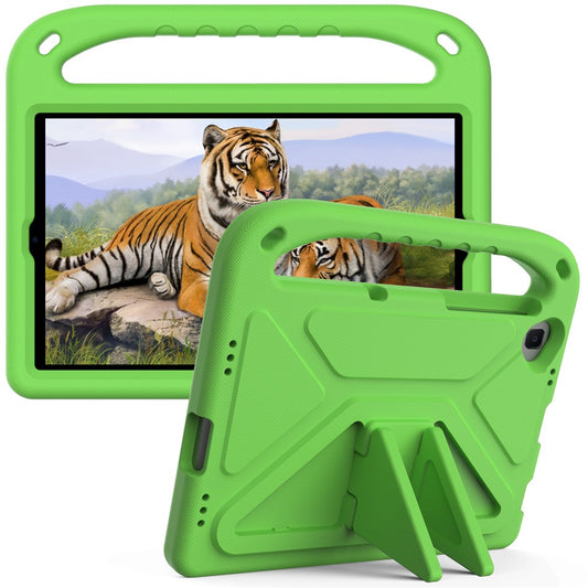 Hand-Hold Grip EVA Tablet Case with Foldable Dual Angle Kickstand for Lenovo Tab M10 HD Gen 2/Tab M10 Plus TB-X606 - Green
