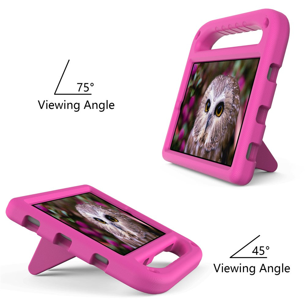 Handle Kickstand Light-Weight EVA Shockproof Protective Case Cover for Lenovo Tab M8 (1st Gen) TB-8505 / Tab M8 (2nd Gen) TB-8705 / Tab M8 (3rd Gen) TB-8506 - Rose