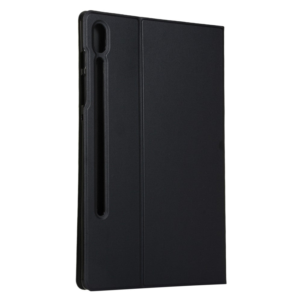 Shockproof PU Leather Shockproof Folio Stand Tablet Case Cover Protector for Lenovo Tab P12 Pro - Black