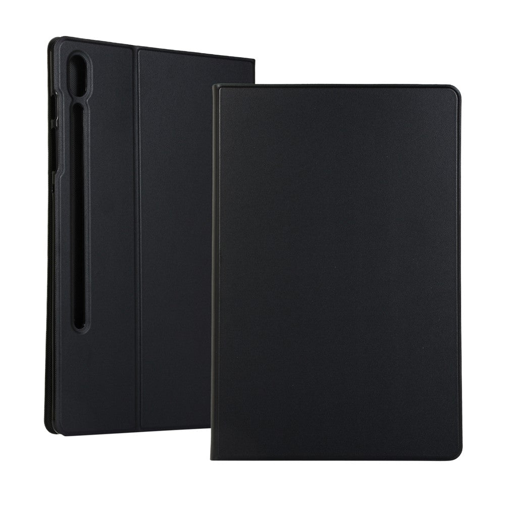 Shockproof PU Leather Shockproof Folio Stand Tablet Case Cover Protector for Lenovo Tab P12 Pro - Black