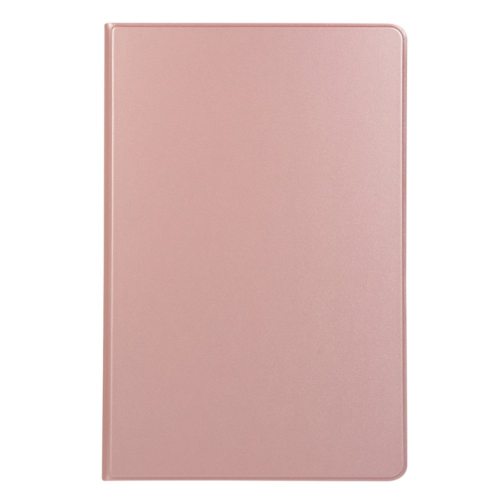 Shockproof PU Leather Shockproof Folio Stand Tablet Case Cover Protector for Lenovo Tab P12 Pro - Rose Gold