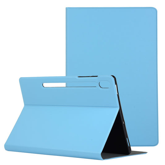Shockproof PU Leather Shockproof Folio Stand Tablet Case Cover Protector for Lenovo Tab P12 Pro - Baby Blue