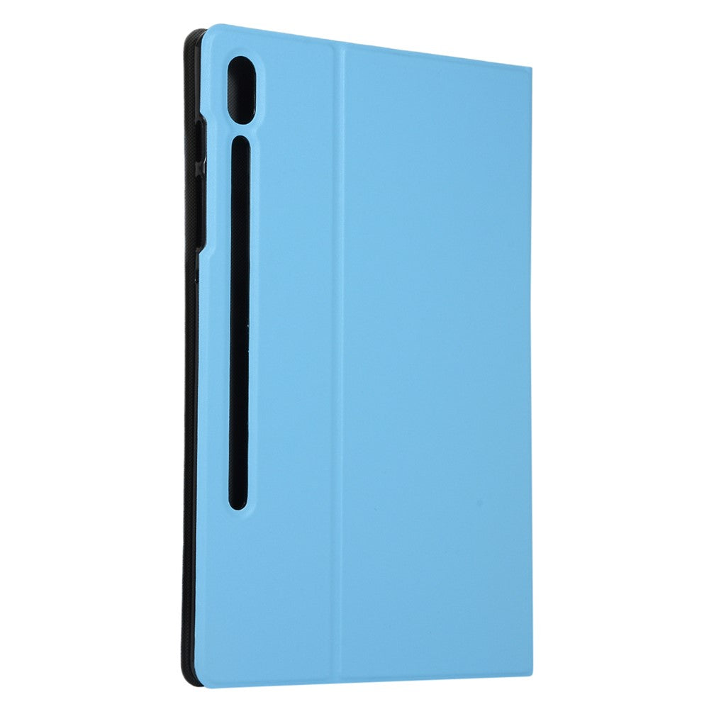 Shockproof PU Leather Shockproof Folio Stand Tablet Case Cover Protector for Lenovo Tab P12 Pro - Baby Blue