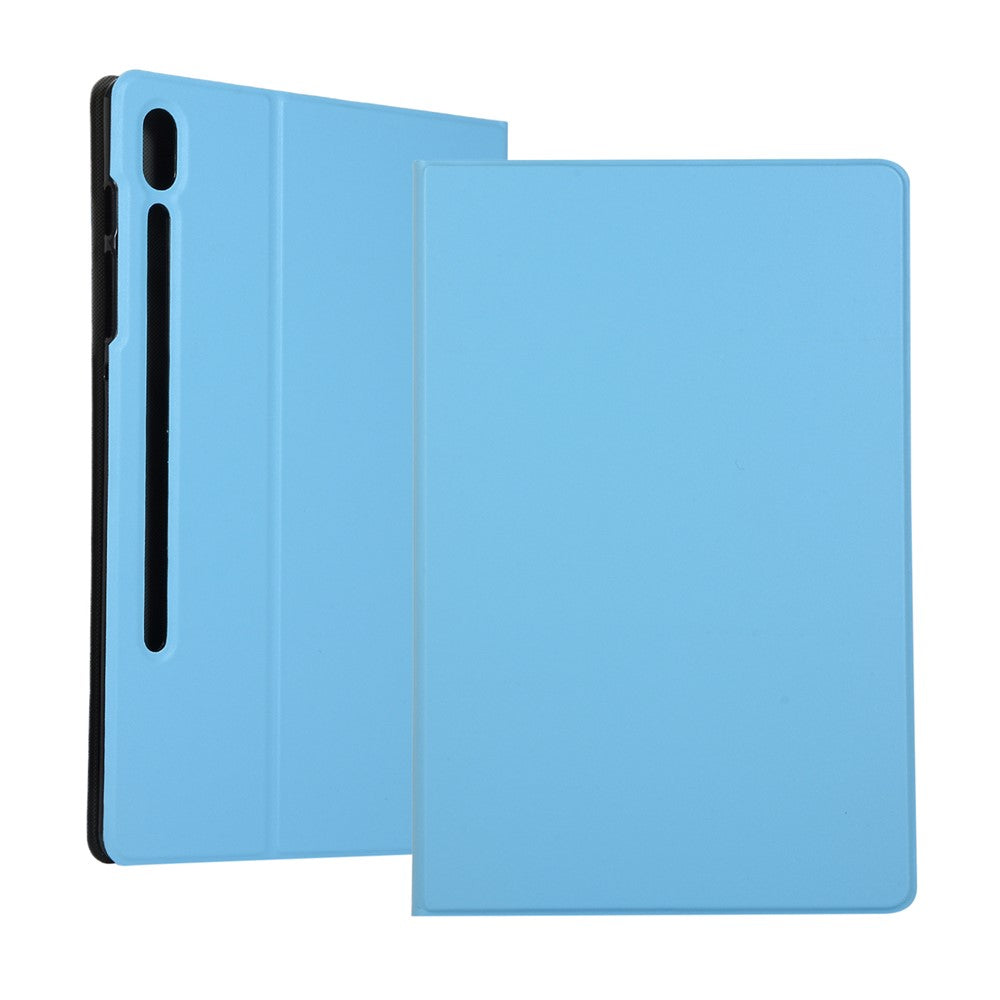 Shockproof PU Leather Shockproof Folio Stand Tablet Case Cover Protector for Lenovo Tab P12 Pro - Baby Blue