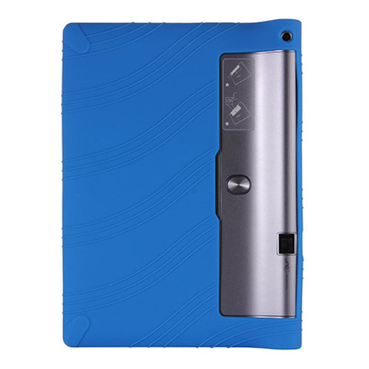 For Lenovo Yoga Tab 3 Pro 10-inch X90F Shockproof Anti-drop Tablet Case Soft Silicone Protective Cover - Dark Blue