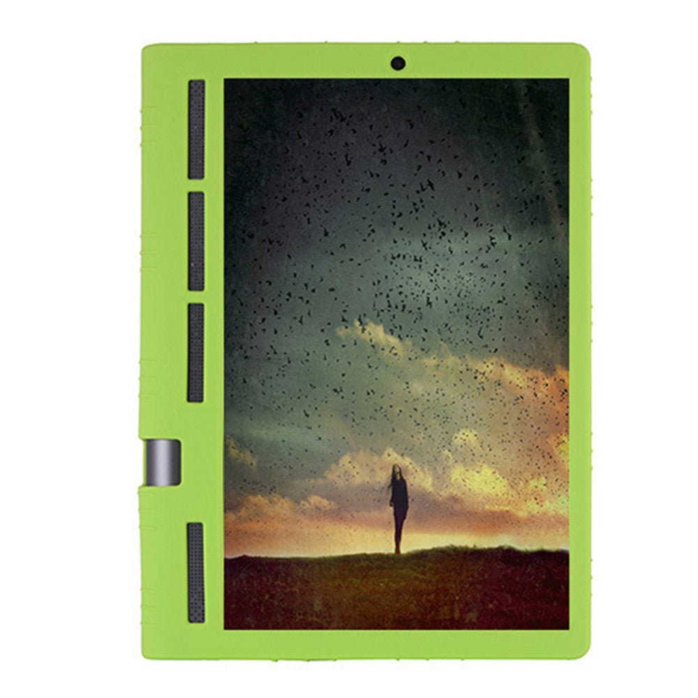 For Lenovo Yoga Tab 3 Pro 10-inch X90F Shockproof Anti-drop Tablet Case Soft Silicone Protective Cover - Dark Blue