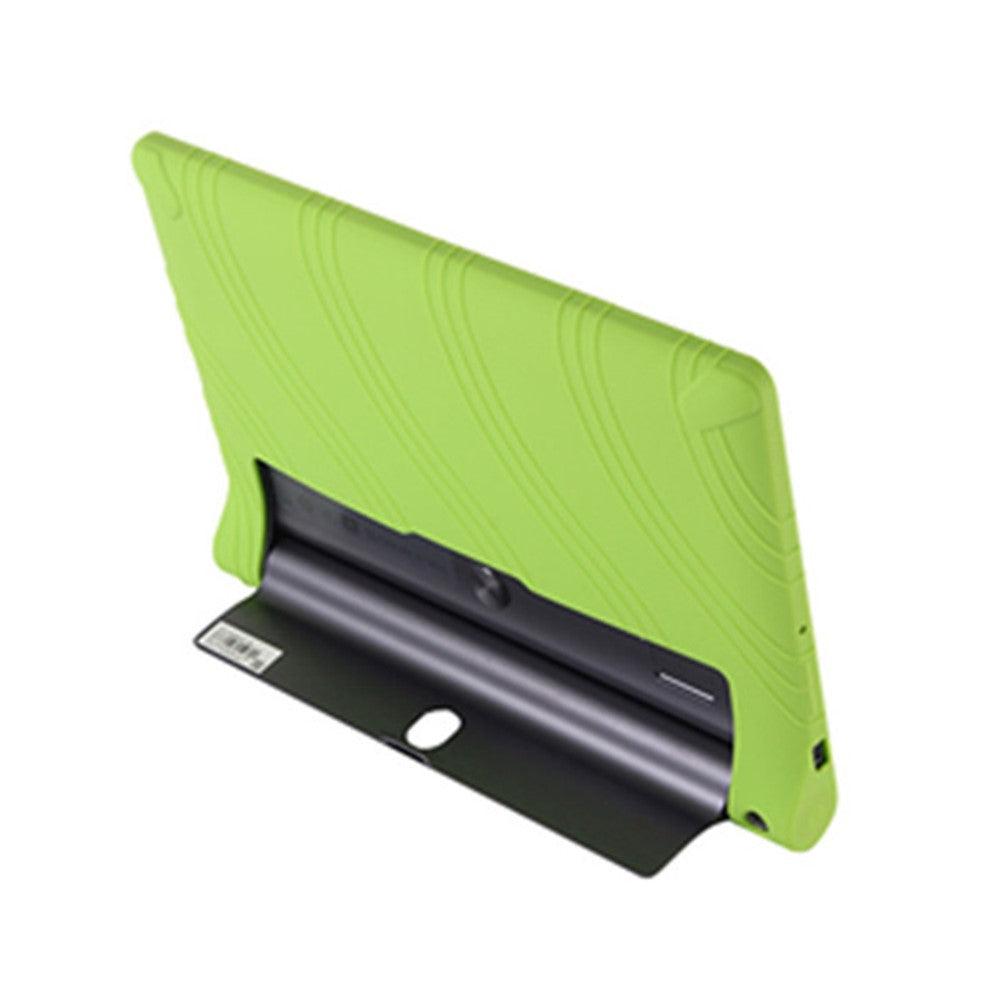 For Lenovo Yoga Tab 3 Pro 10-inch X90F Shockproof Anti-drop Tablet Case Soft Silicone Protective Cover - Dark Blue