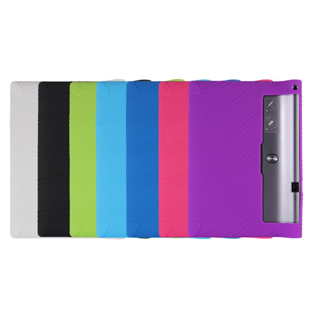For Lenovo Yoga Tab 3 Pro 10-inch X90F Shockproof Anti-drop Tablet Case Soft Silicone Protective Cover - Dark Blue
