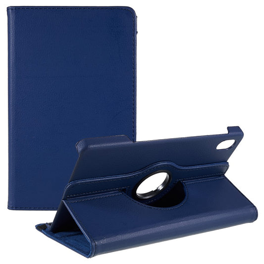 For Lenovo Legion Y700 Anti-drop Shockproof Leather Case 360-degree Rotating Protective Cover with Stand Support Horizontal/Vertical View - Blue