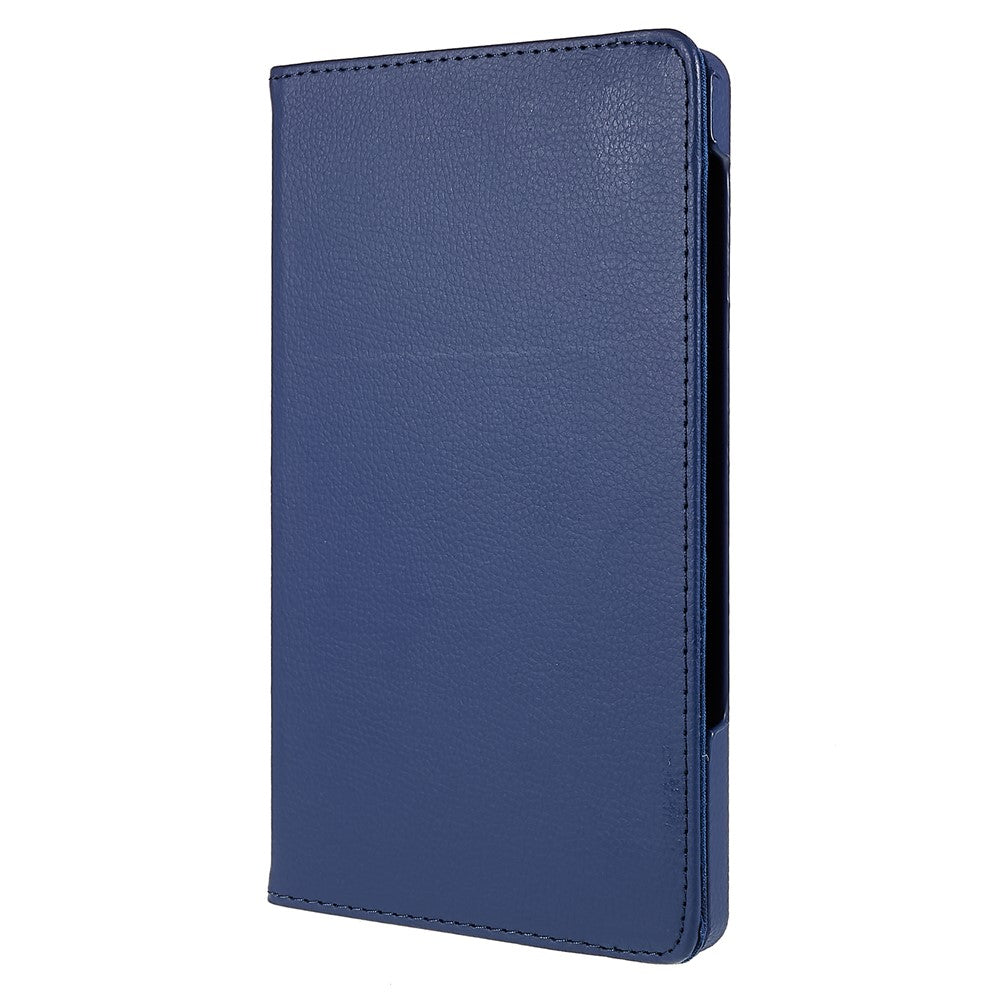 For Lenovo Legion Y700 Anti-drop Shockproof Leather Case 360-degree Rotating Protective Cover with Stand Support Horizontal/Vertical View - Blue