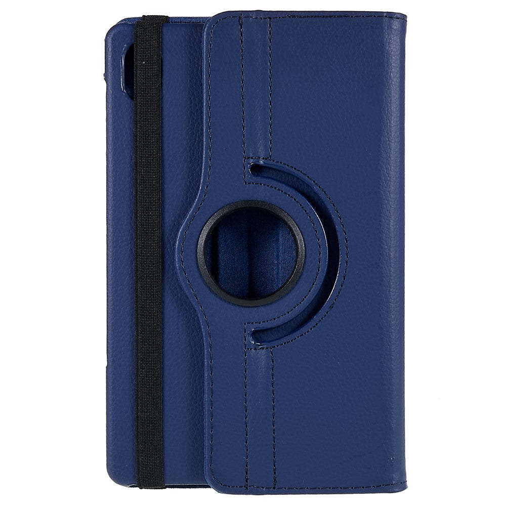 For Lenovo Legion Y700 Anti-drop Shockproof Leather Case 360-degree Rotating Protective Cover with Stand Support Horizontal/Vertical View - Blue