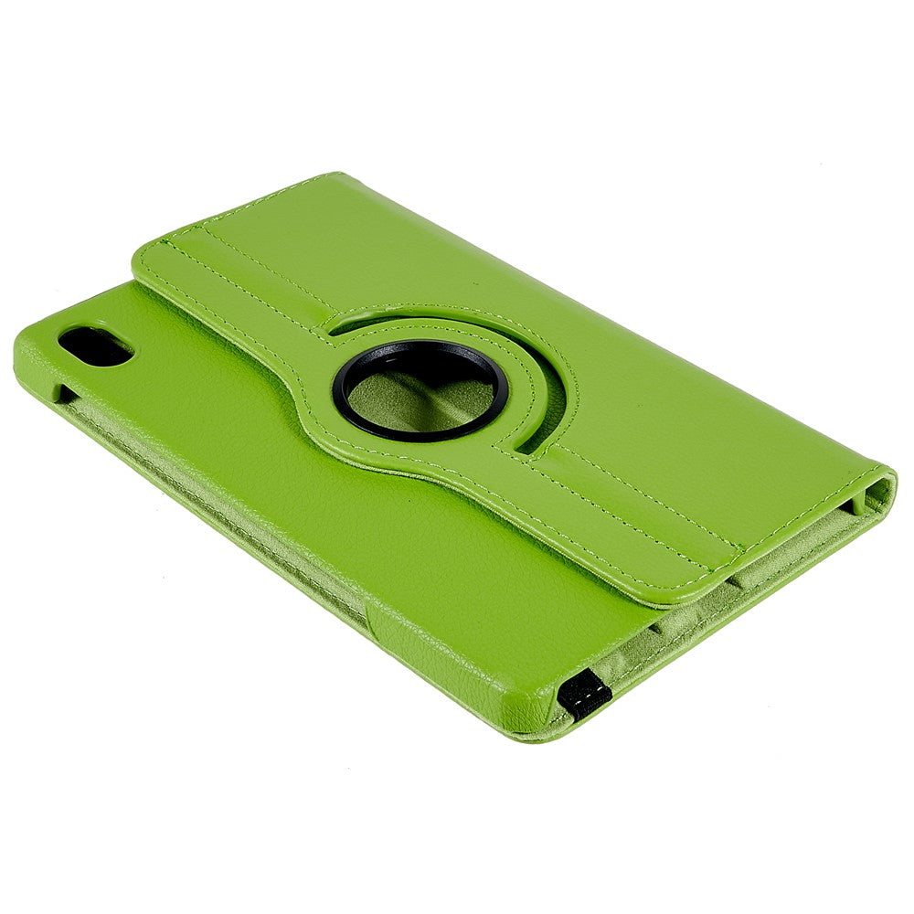 For Lenovo Legion Y700 Anti-drop Shockproof Leather Case 360-degree Rotating Protective Cover with Stand Support Horizontal/Vertical View - Green