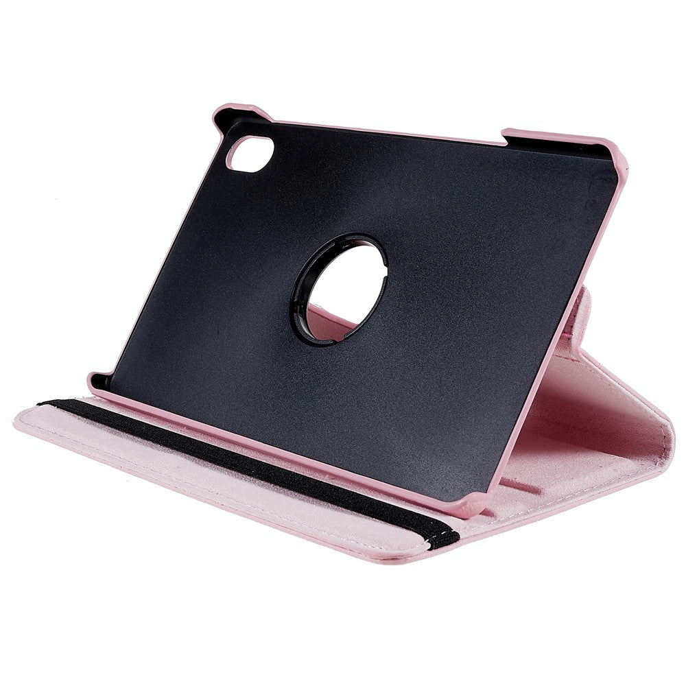 For Lenovo Legion Y700 Anti-drop Shockproof Leather Case 360-degree Rotating Protective Cover with Stand Support Horizontal/Vertical View - Pink