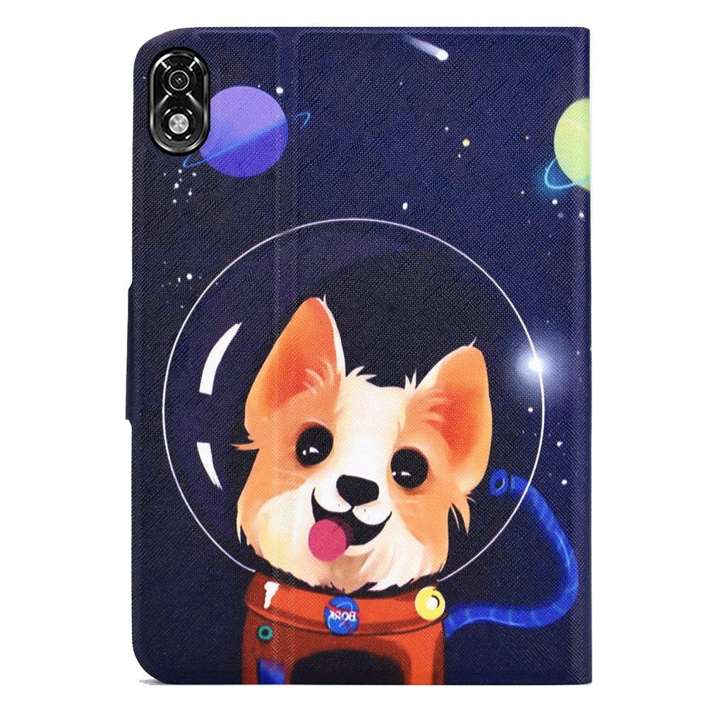 For Lenovo Legion Y700 Pattern Printing Leather Shock Proof Tablet Case Protective Cover - Cute Dog