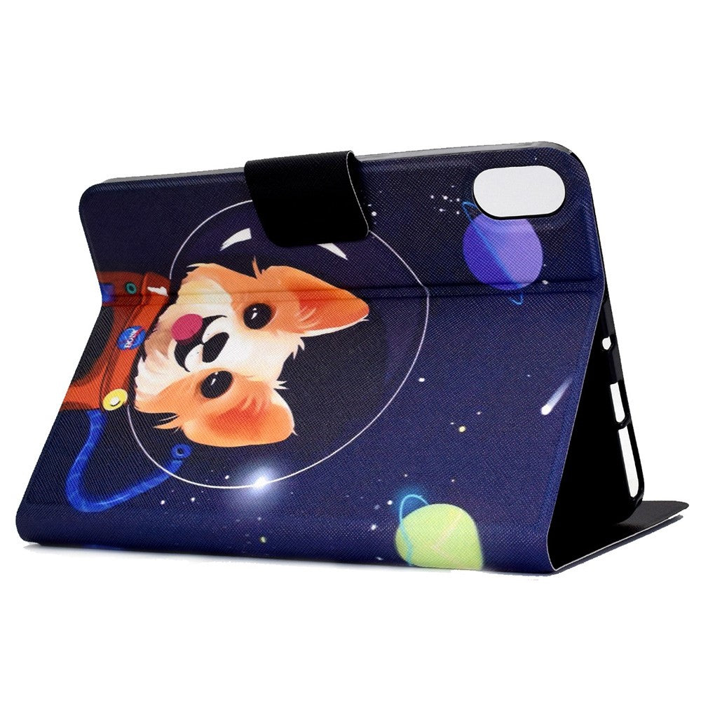 For Lenovo Legion Y700 Pattern Printing Leather Shock Proof Tablet Case Protective Cover - Cute Dog