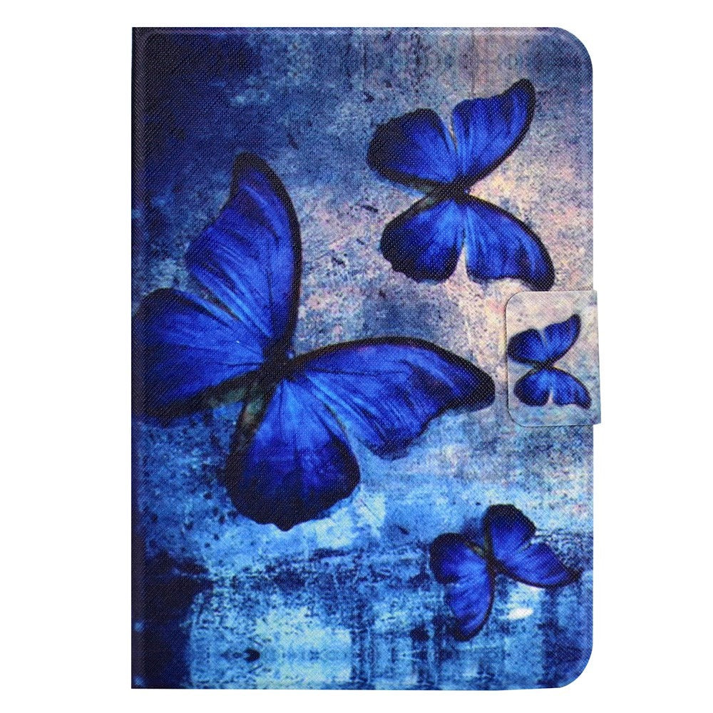 For Lenovo Legion Y700 Pattern Printing Leather Shock Proof Tablet Case Protective Cover - Butterfly