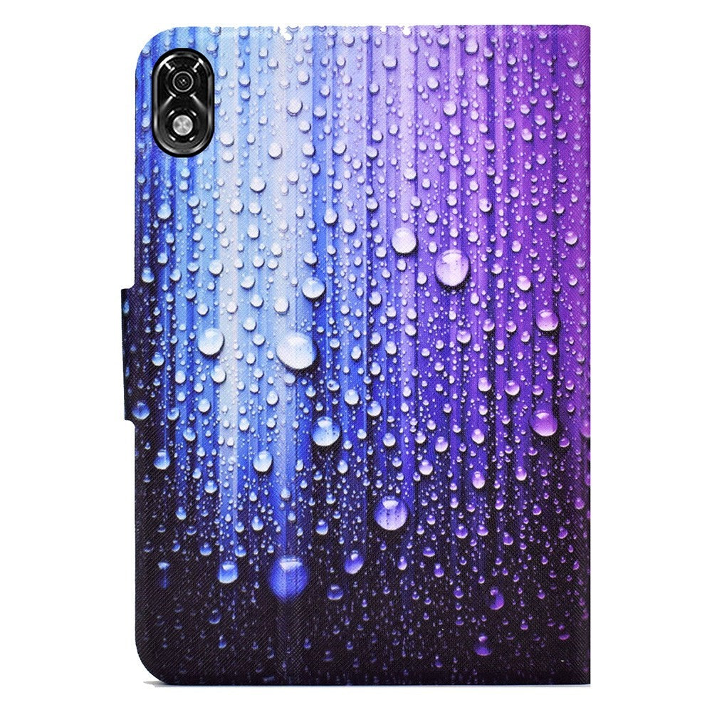 For Lenovo Legion Y700 Pattern Printing Leather Shock Proof Tablet Case Protective Cover - Water Drop