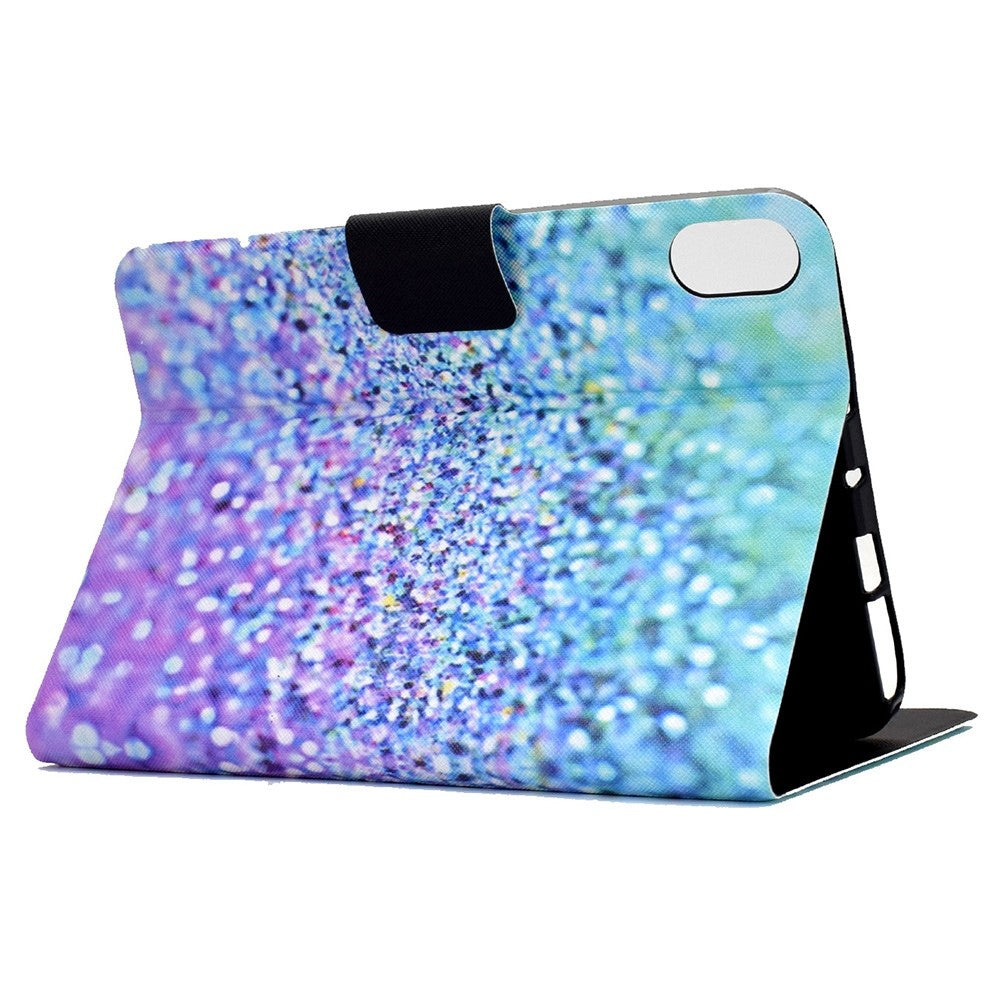 For Lenovo Legion Y700 Pattern Printing Leather Shock Proof Tablet Case Protective Cover - Multi-color