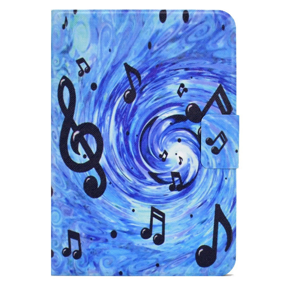 For Lenovo Legion Y700 Pattern Printing Leather Shock Proof Tablet Case Protective Cover - Musical Notes