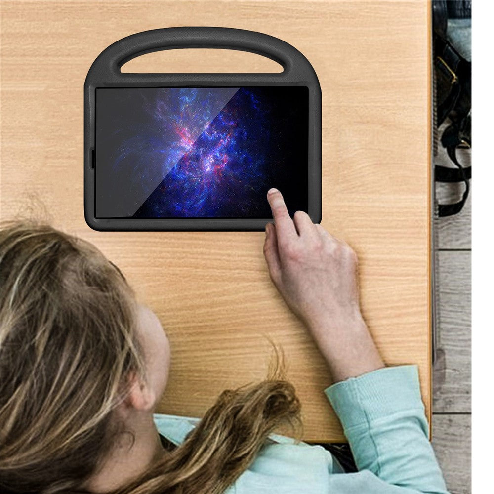 For Lenovo Tab M10 HD Gen 2 X306 Sparrow Style Shockproof EVA Tablet Case Kickstand Protective Cover with Portable Handle - Black