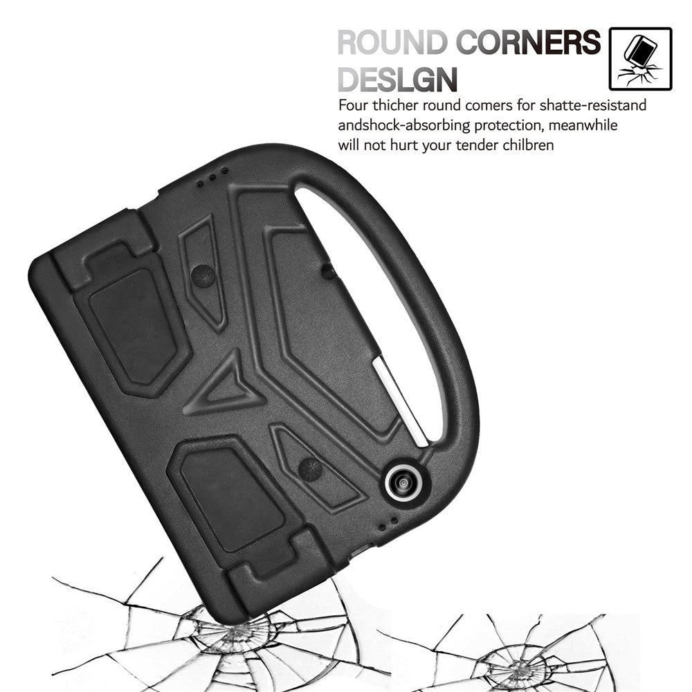 For Lenovo Tab M10 HD Gen 2 X306 Sparrow Style Shockproof EVA Tablet Case Kickstand Protective Cover with Portable Handle - Black