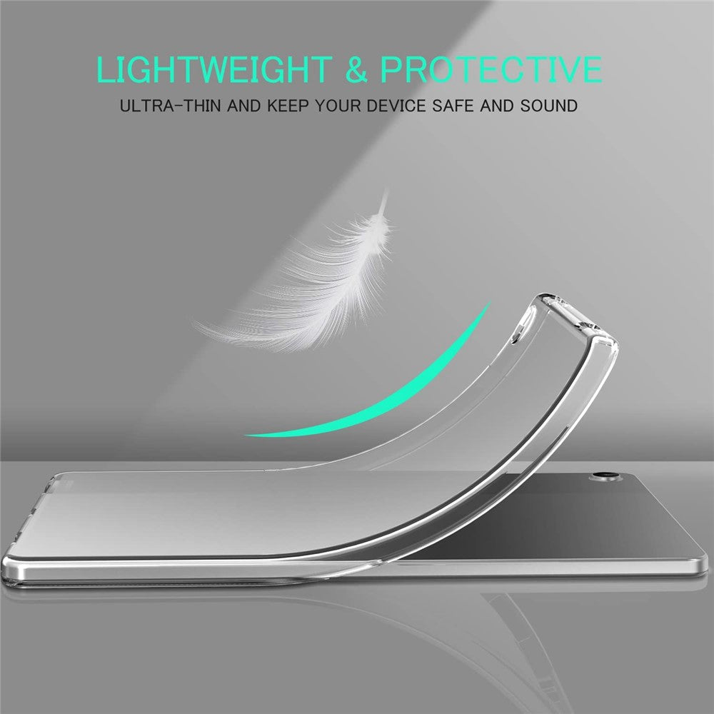 For Lenovo Tab M10 Plus (3rd Gen) Matte Anti-Fingerprint Scratch-Resistant Flexible Soft TPU Tablet Case Shell