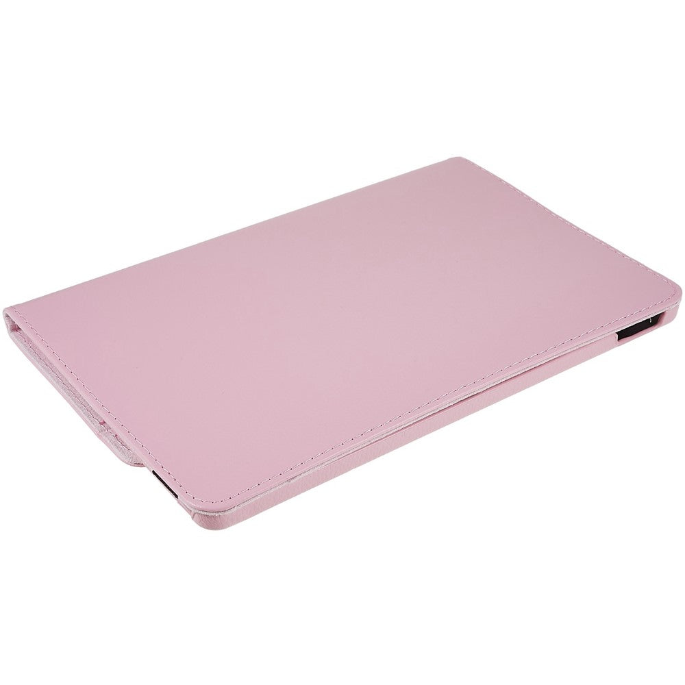 For Lenovo Tab M10 Plus (3rd Gen) / Xiaoxin Pad 2022 10.6 inch 125F / 128F Leather Tablet Case Rotating Stand Cover - Pink